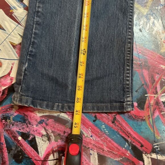 Riders by Lee Bootcut Jeans, No Gap Waist, Size 16M, Medium Wash, Made in Mexico - Picture 7 of 10